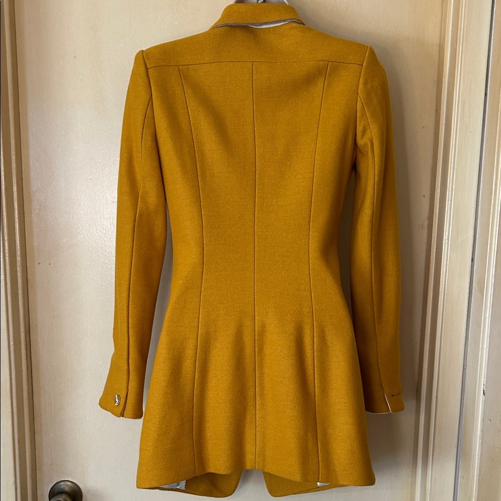 Unbranded  Mustard Long Blazer for Women size S - Picture 7 of 12